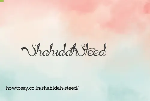 Shahidah Steed