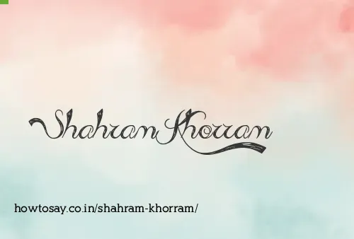 Shahram Khorram