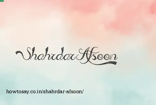 Shahrdar Afsoon