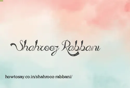 Shahrooz Rabbani