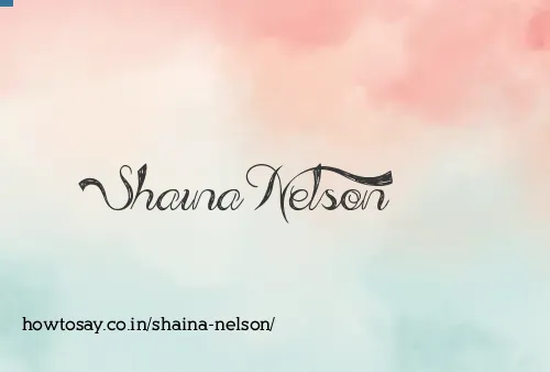 Shaina Nelson