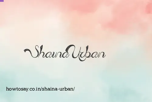 Shaina Urban