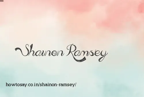 Shainon Ramsey