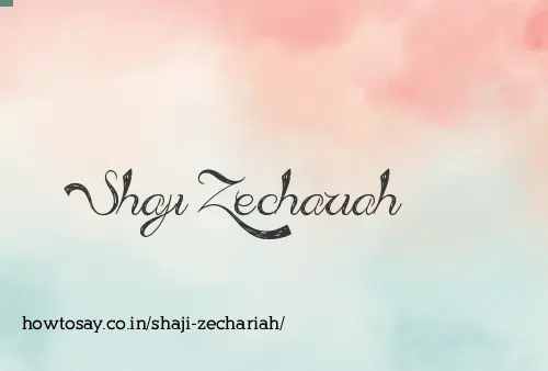 Shaji Zechariah
