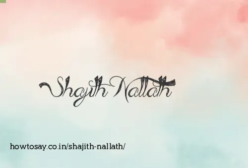 Shajith Nallath