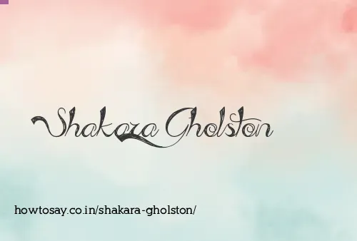 Shakara Gholston