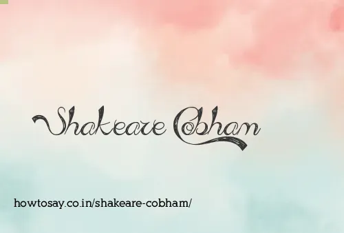 Shakeare Cobham