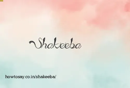 Shakeeba