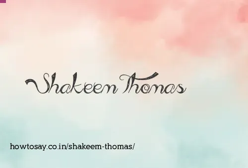 Shakeem Thomas