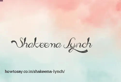 Shakeema Lynch