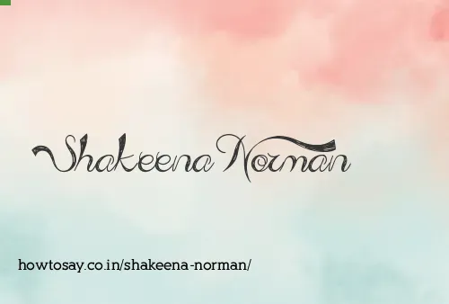 Shakeena Norman