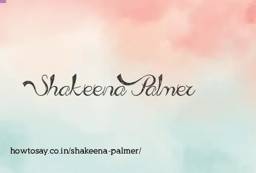 Shakeena Palmer