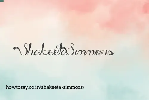 Shakeeta Simmons