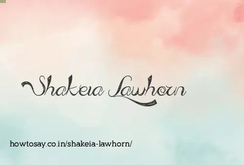 Shakeia Lawhorn
