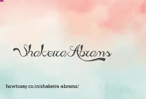 Shakeira Abrams