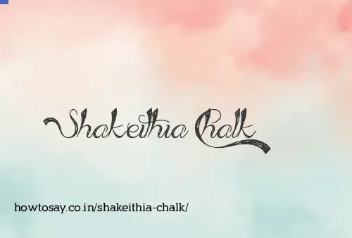 Shakeithia Chalk