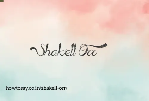 Shakell Orr