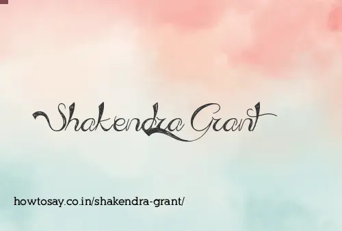 Shakendra Grant