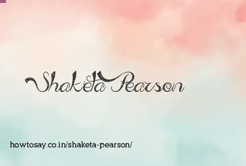 Shaketa Pearson