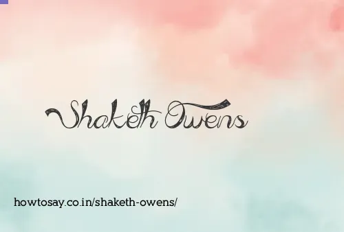 Shaketh Owens