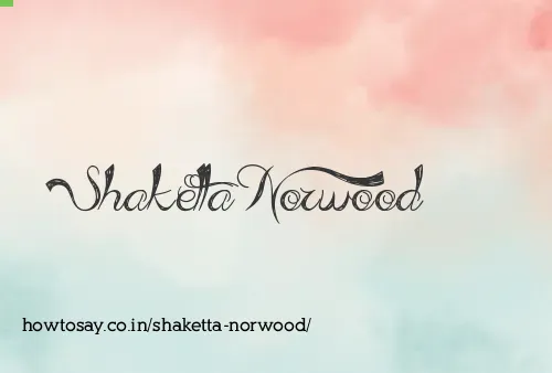Shaketta Norwood