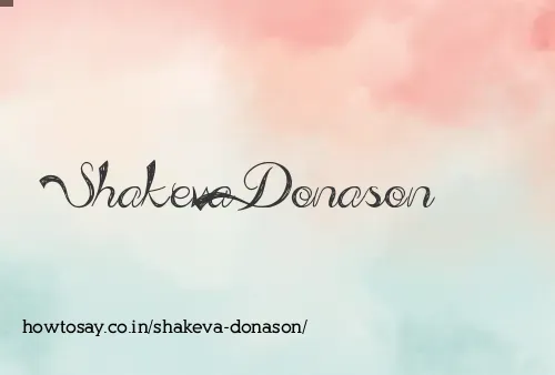Shakeva Donason