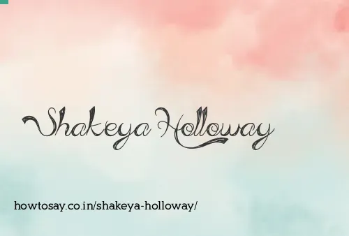 Shakeya Holloway