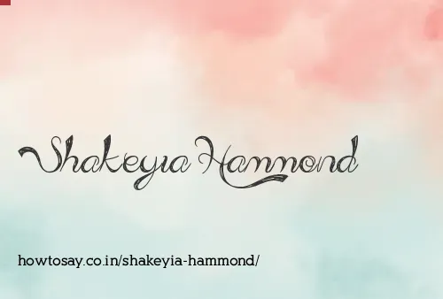 Shakeyia Hammond