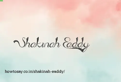 Shakinah Eaddy