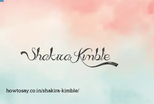 Shakira Kimble