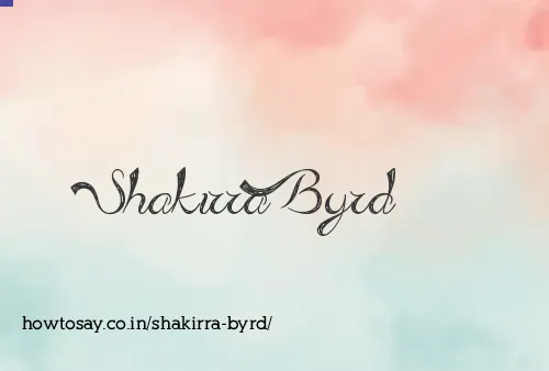 Shakirra Byrd