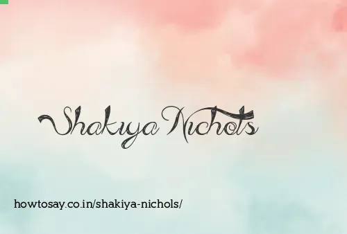 Shakiya Nichols