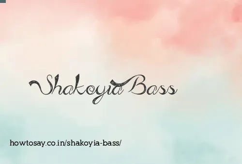 Shakoyia Bass