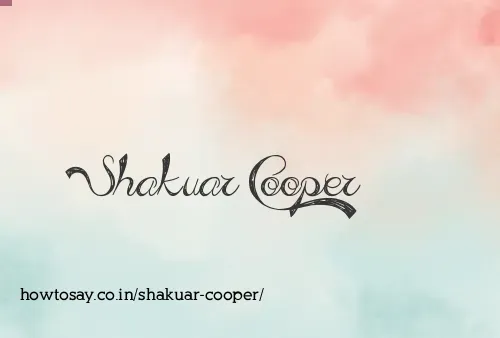 Shakuar Cooper