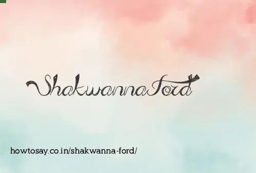 Shakwanna Ford