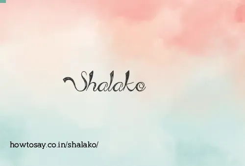 Shalako