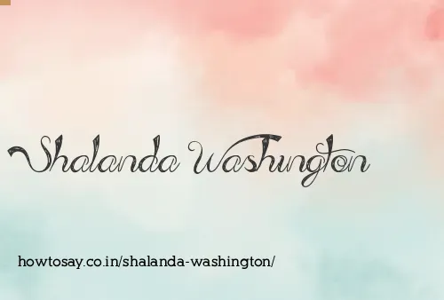 Shalanda Washington