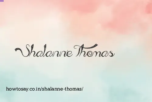 Shalanne Thomas