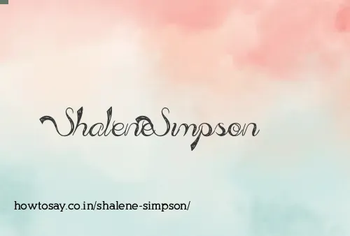 Shalene Simpson
