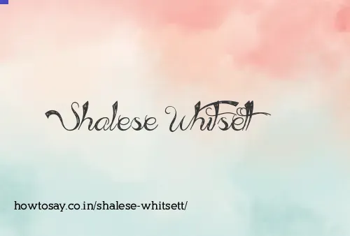 Shalese Whitsett