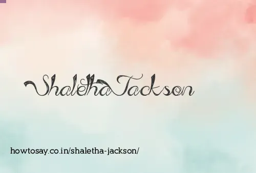 Shaletha Jackson