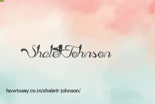 Shalett Johnson