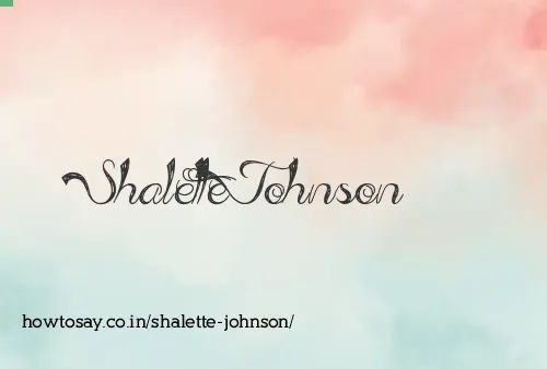 Shalette Johnson