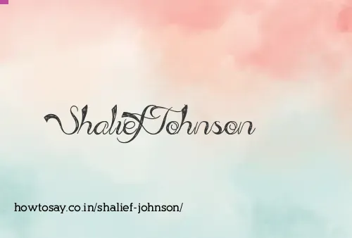 Shalief Johnson