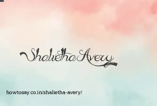 Shalietha Avery