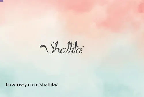 Shallita