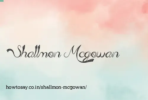 Shallmon Mcgowan