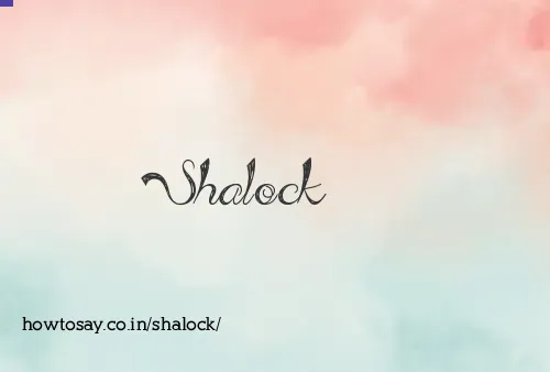 Shalock
