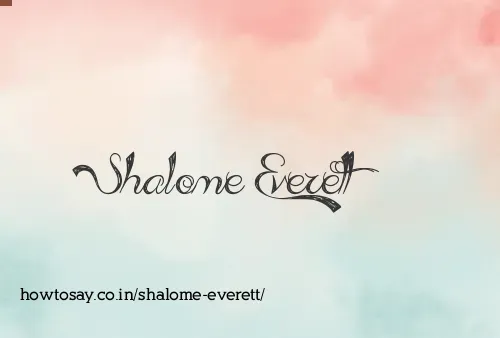 Shalome Everett