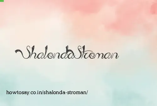Shalonda Stroman